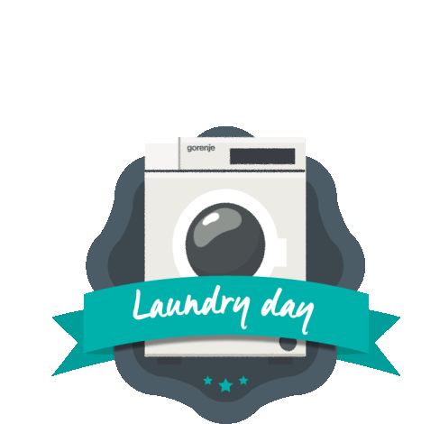 Laundry Day Washing Machine Sticker - Laundry Day Washing Machine Stickers