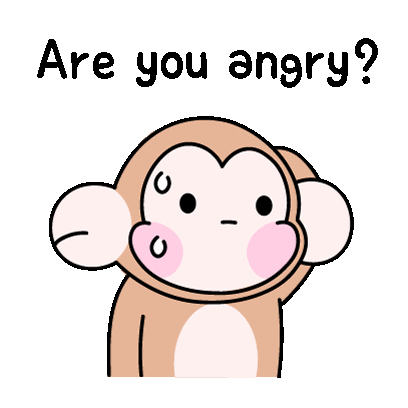 Monkey Animal Sticker - Monkey Animal Embarrassed Stickers