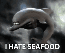 I Hate Sea Food Annoyed GIF