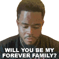 Will You Be My Forever Family Happily Sticker