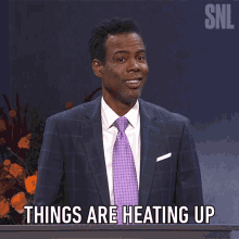 Thing Are Heating Up Chris Rock GIF - Thing Are Heating Up Chris Rock Got Hot GIFs