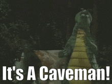 Dudley The Dragon Its A Caveman GIF - Dudley The Dragon Its A Caveman Caveman GIFs
