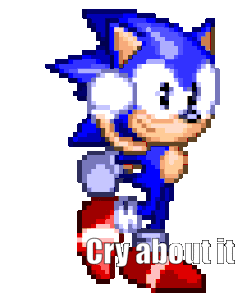 Sonic The Hedgehog Cry About It Sticker - Sonic The Hedgehog Cry About It Dance Stickers