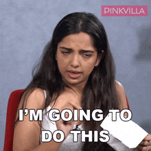 I'M Going To Do This Ahsaas Channa GIF - I'M Going To Do This Ahsaas Channa Pinkvilla GIFs