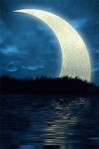 Good Night Glitter Moon GIF - Good Night Glitter Moon Crescent Moon -  Discover & Share GIFs