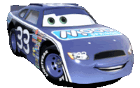 Chuck Armstrong Cars Movie Sticker - Chuck Armstrong Cars Movie Cars 2 Video Game Stickers