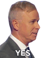 Yes Gerry Dee Sticker - Yes Gerry Dee Family Feud Canada Stickers