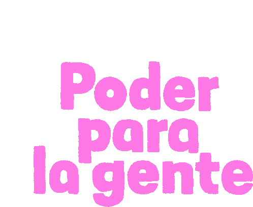 Poder Para La Gente Power To The People Sticker