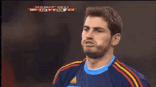 Iker Casillas Inflando Cachetes GIF