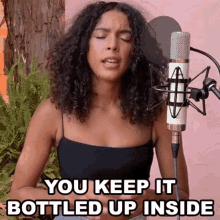 You Keep It Bottled Up Inside Arlissa GIF - You Keep It Bottled Up Inside Arlissa Little Girl Song GIFs
