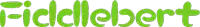 a green and white logo that says fidelellebert