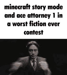 minecraft story mode ace attorney ace attorney1 phoenix wright ace attorney worst fiction ever
