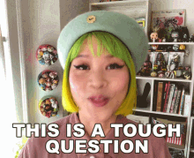 This Is A Tough Question Goldie Chan GIF - This Is A Tough Question Goldie Chan Difficult Question GIFs