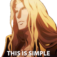 This Is Simple Alucard Sticker - This Is Simple Alucard Castlevania Stickers