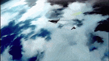 a painting of a plane flying in the sky
