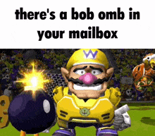 Theres A Bob Omb In Your Mailbox GIF - Theres A Bob Omb In Your Mailbox GIFs