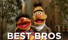 Best Bros GIF - Sesame Street Bert Ernie GIFs