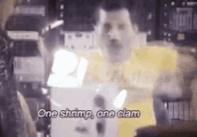 Queen Freddie Mercry GIF - Queen Freddie Mercry One Shrimp GIFs