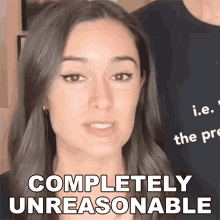Completely Unreasonable Ashleigh Ruggles Stanley GIF - Completely Unreasonable Ashleigh Ruggles Stanley The Law Says What GIFs