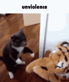 Cat Unviolence GIF - Cat Unviolence Punch GIFs