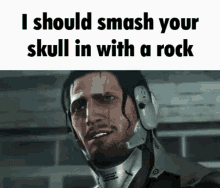 Rock Skull GIF - Rock Skull Smash GIFs