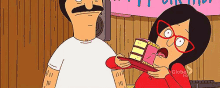 Getting To The Good Part GIF - Bobsburgers Cake Icing GIFs