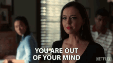 You Are Out Of Your Mind Katharine Isabelle GIF - You Are Out Of Your Mind Katharine Isabelle Versa Stone GIFs