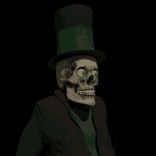 J4roid Skeleton GIF - J4roid Skeleton Green Hat GIFs