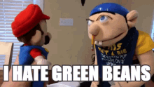 I Hate Green Beans Super Mario GIF - I Hate Green Beans Super Mario Shouts GIFs