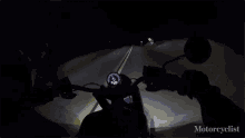 Night Ride Motorcyclist GIF