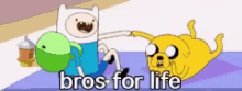 Bros For Life Adventure Time GIF - Bros For Life Adventure Time Finn GIFs