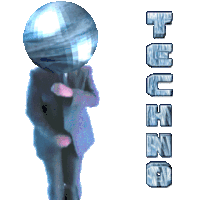 Animation Techno Sticker - Animation Techno Dancer Stickers