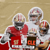 Cleveland Browns Vs. San Francisco 49ers Pre Game GIF - Nfl National Football League Football League GIFs