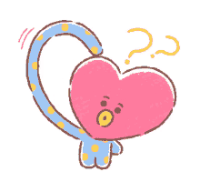 bt21 thinking confused tata question marks