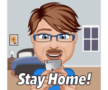 Stay Home Stay Home Safe GIF - Stay Home Stay Home Safe Texting GIFs