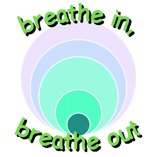 Nonverbal Communication Breathe In Breathe Out Sticker - Nonverbal Communication Breathe In Breathe Out Frogverbal Stickers