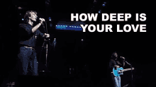How Deep Is Your Love Robin Gibb GIF