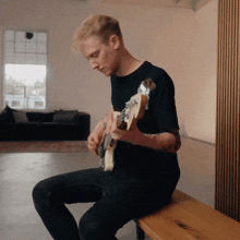 Playing The Bass Christoph Overhoff GIF - Playing The Bass Christoph Overhoff Shoreline GIFs