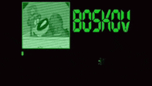 a computer screen shows a drawing of a cartoon character and the number 80 on the top
