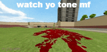 a screenshot of a video game with the words watch yo tone mf on the bottom