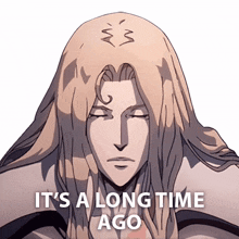 its a long time ago alucard castlevania it was several years ago it was ages ago