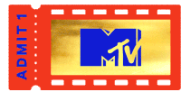 Admit One Mtv Movie And Tv Awards Sticker - Admit One Mtv Movie And Tv Awards Admit Me Stickers