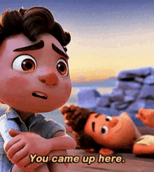 Luca You Came GIF - Luca You Came Up Here GIFs