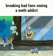 spongebob meme breaking bad walter