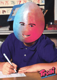 Trolli Egg Head GIF - Egg Head Smart Person Brainiac GIFs