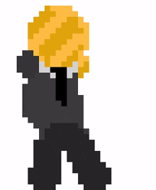 gold punch animation pixel art pixel