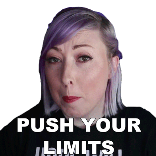 Push Your Limits Ashni Sticker - Push Your Limits Ashni Do Your Best Stickers