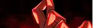 a person 's hand is reaching out towards a pair of large eyes
