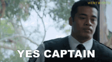 Yes Captain Will Jackson GIF - Yes Captain Will Jackson Wentworth GIFs