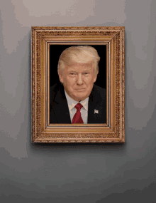 Trump Removed Trump Banner GIF - Trump Removed Trump Banner Trump Funny Frame GIFs